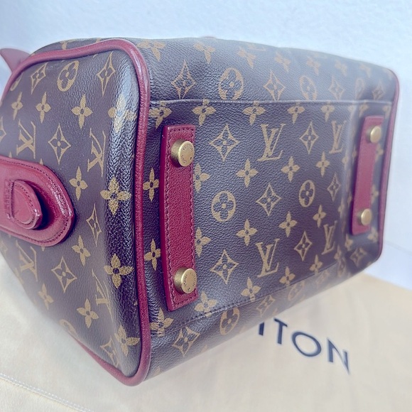 LV24 Louis Vuitton Bordeaux Monogram limited edition golden arrow speedy bag. - Picture 7 of 11